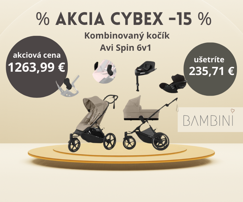 a akcia kombinovaný kočík cybex avi spin
